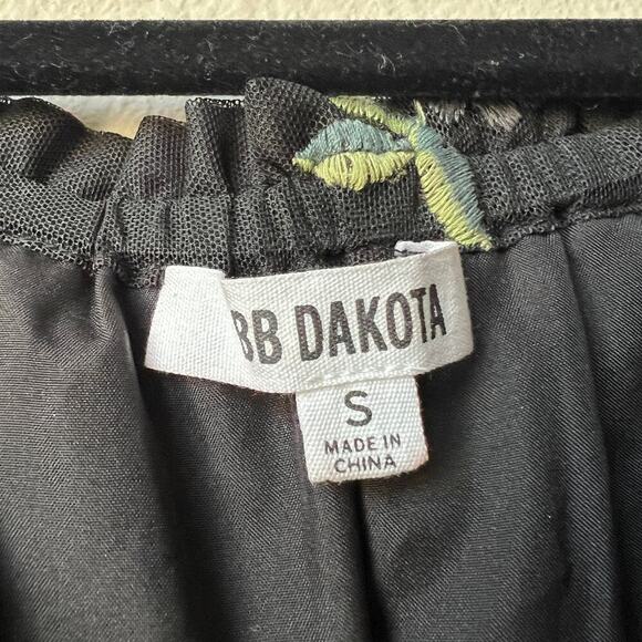 BB Dakota Floral Lace Off The Shoulder Mini Dress Size S - Picture 5 of 6